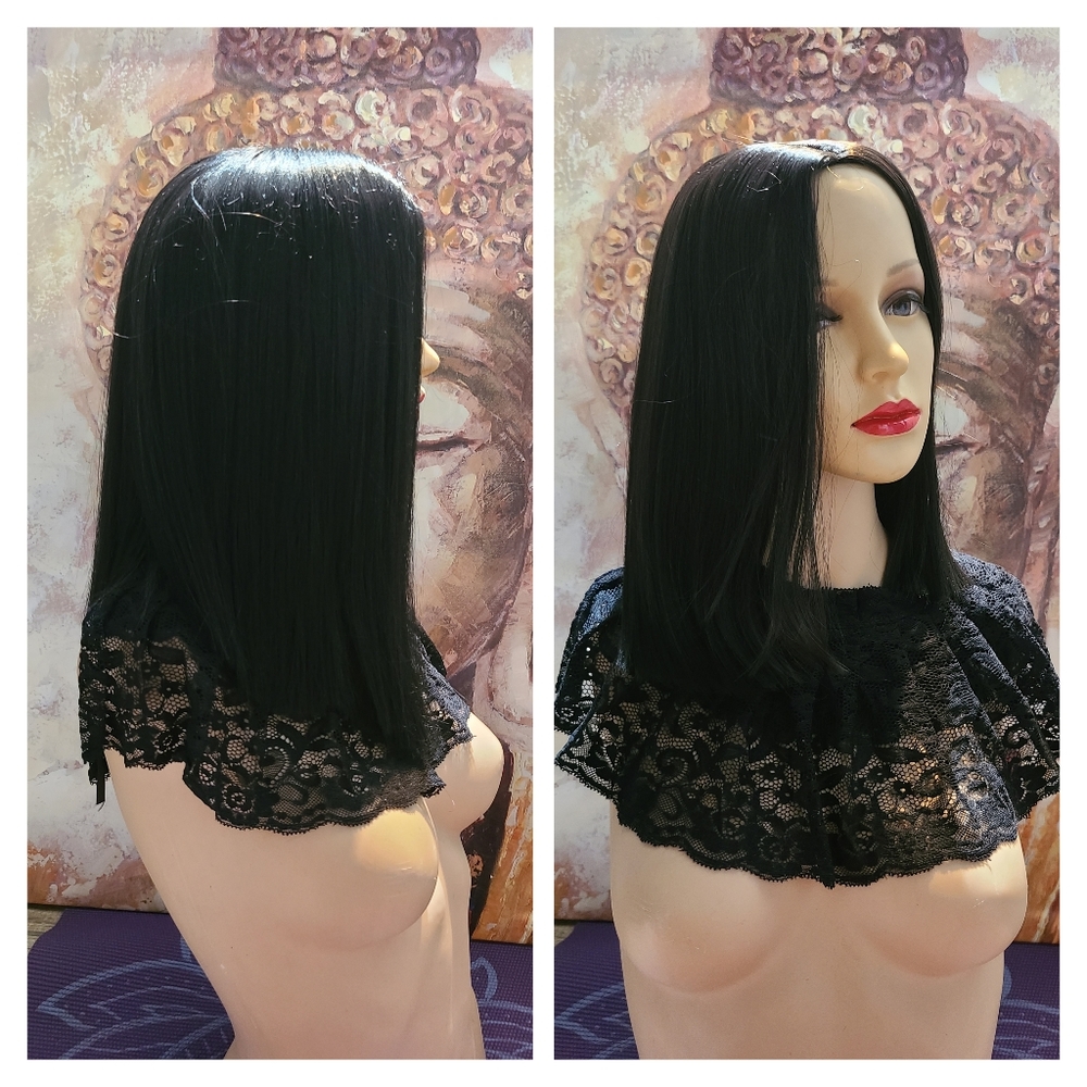 Black Already Styled lace part Black Wig 🖤 Ready to Ship